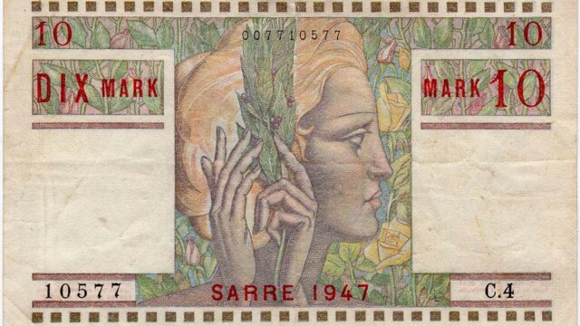 10 Mark Sarre type 1947