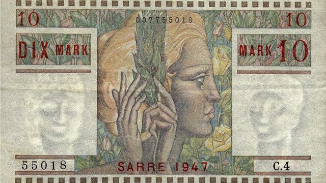 10 Mark Sarre type 1947