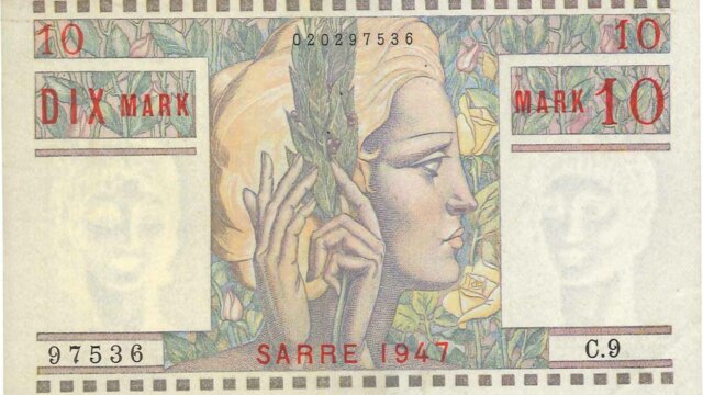 10 Mark Sarre type 1947