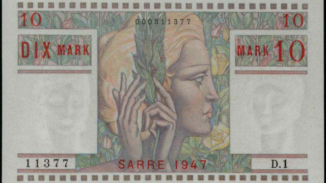 10 Mark Sarre type 1947