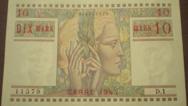 10 Mark Sarre type 1947