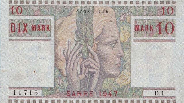 10 Mark Sarre type 1947