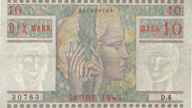 10 Mark Sarre type 1947