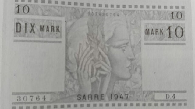 10 Mark Sarre type 1947