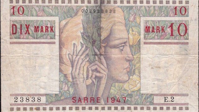 10 Mark Sarre type 1947