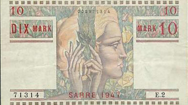 10 Mark Sarre type 1947