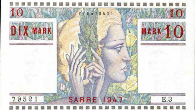 10 Mark Sarre type 1947