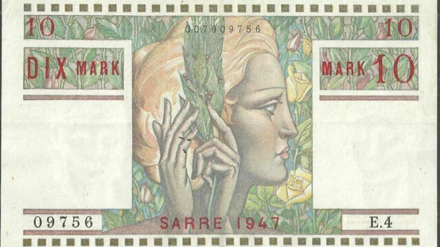 10 Mark Sarre type 1947