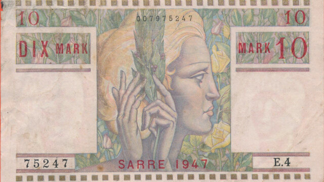 10 Mark Sarre type 1947