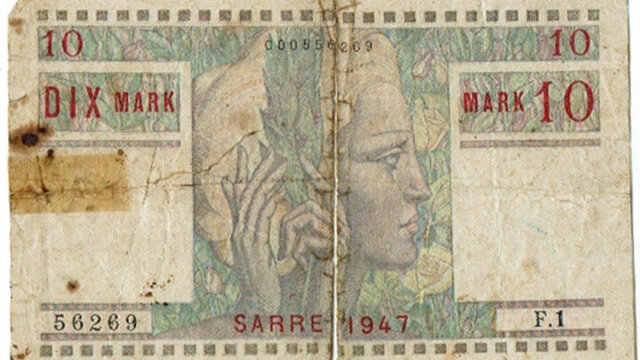 10 Mark Sarre type 1947