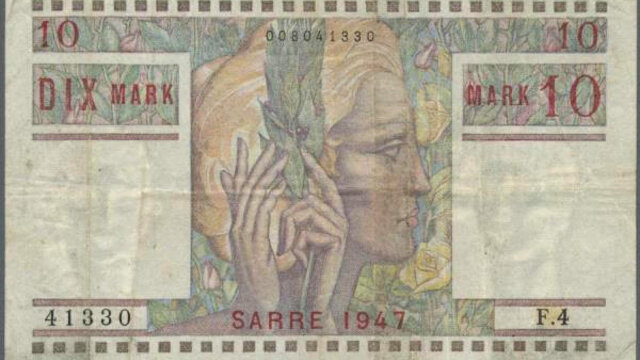 10 Mark Sarre type 1947