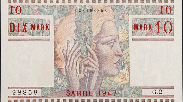 10 Mark Sarre type 1947