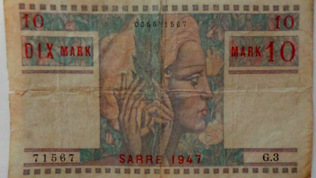 10 Mark Sarre type 1947