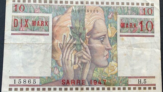 10 Mark Sarre type 1947