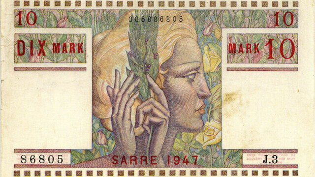 10 Mark Sarre type 1947