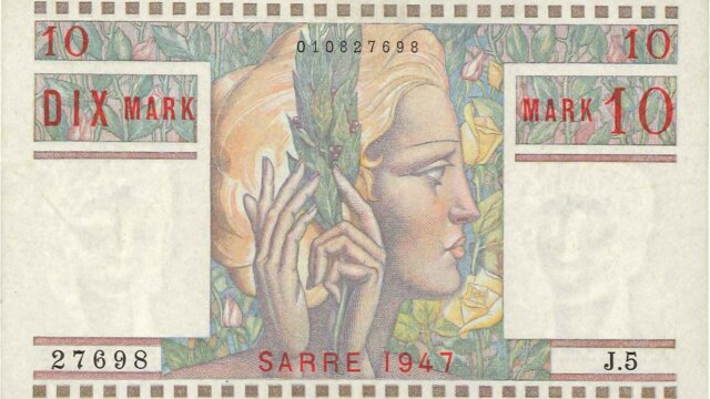 10 Mark Sarre type 1947