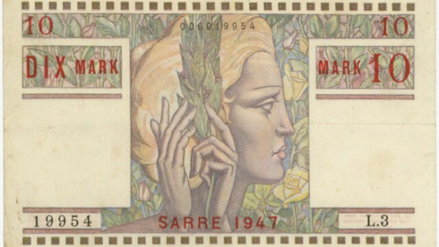 10 Mark Sarre type 1947