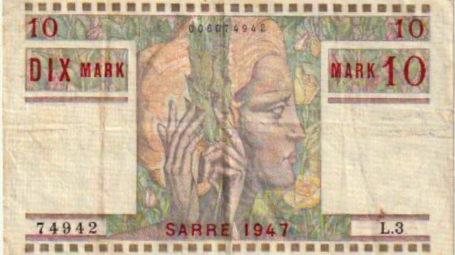 10 Mark Sarre type 1947