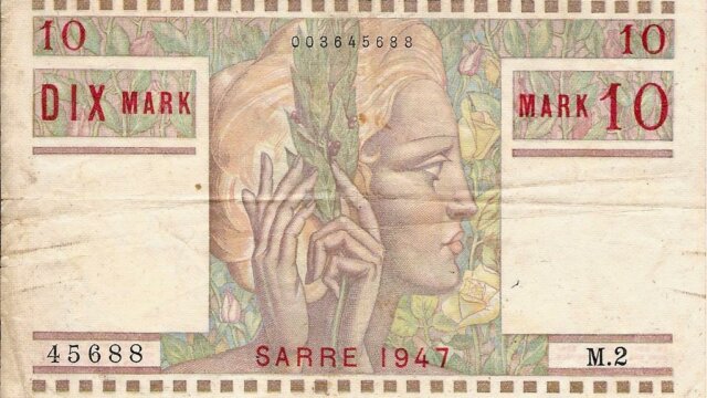 10 Mark Sarre type 1947