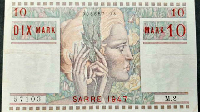 10 Mark Sarre type 1947