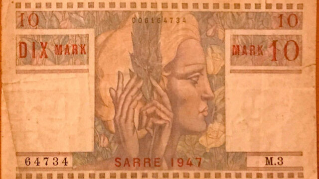 10 Mark Sarre type 1947