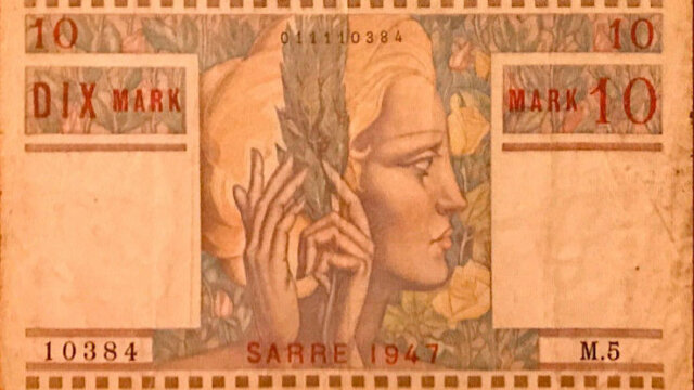 10 Mark Sarre type 1947