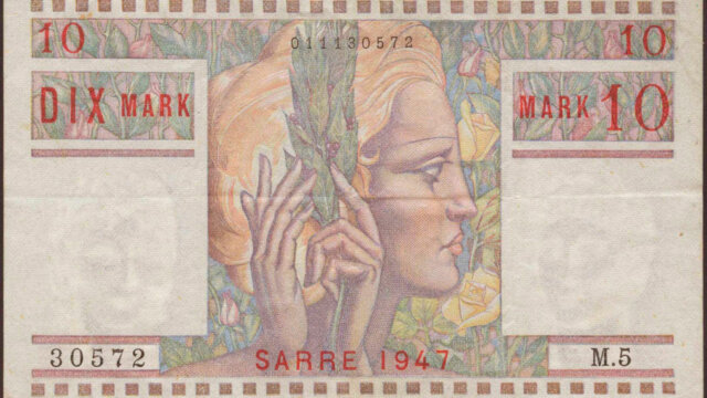 10 Mark Sarre type 1947