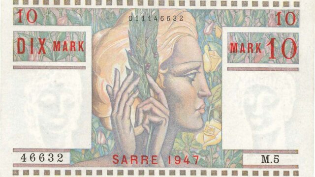 10 Mark Sarre type 1947