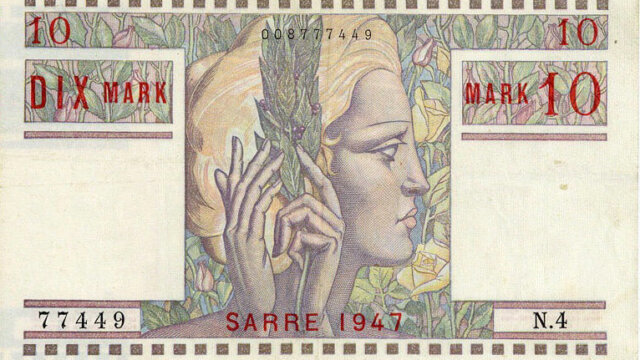 10 Mark Sarre type 1947