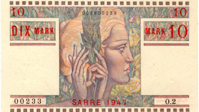 10 Mark Sarre type 1947