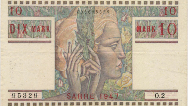 10 Mark Sarre type 1947