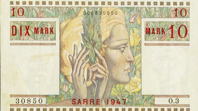 10 Mark Sarre type 1947