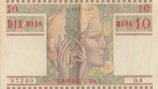 10 Mark Sarre type 1947