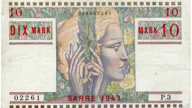 10 Mark Sarre type 1947