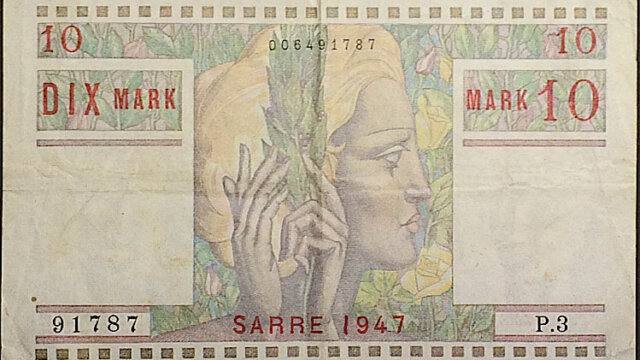 10 Mark Sarre type 1947