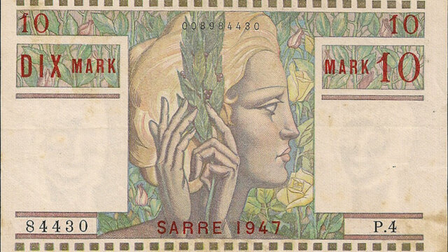 10 Mark Sarre type 1947