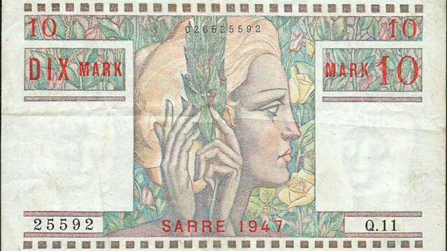 10 Mark Sarre type 1947