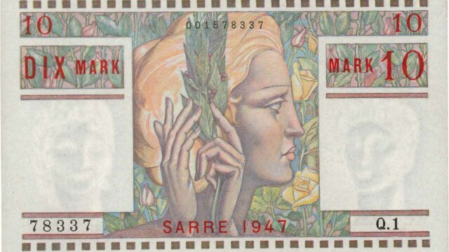 10 Mark Sarre type 1947