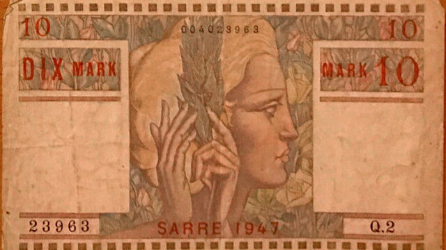 10 Mark Sarre type 1947