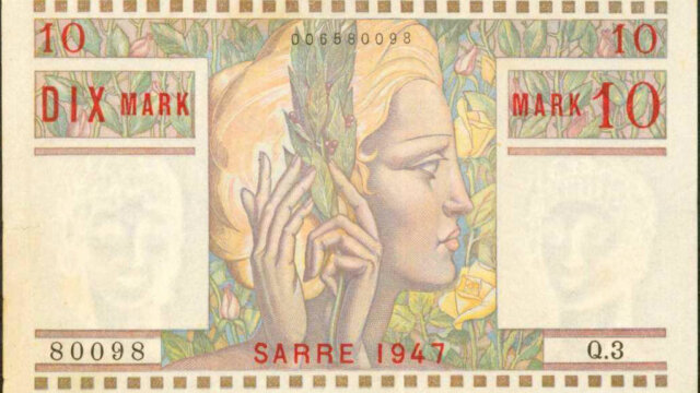 10 Mark Sarre type 1947