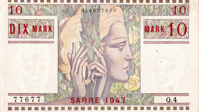 10 Mark Sarre type 1947