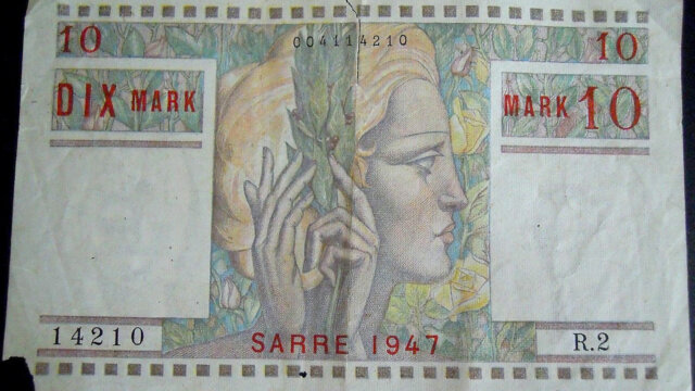 10 Mark Sarre type 1947