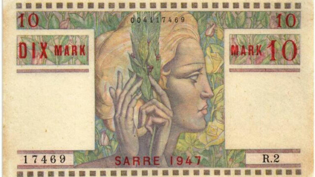 10 Mark Sarre type 1947