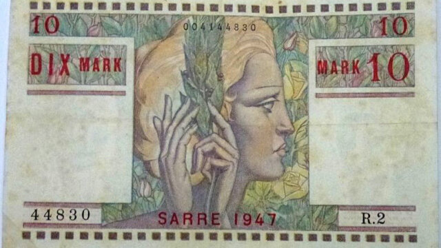 10 Mark Sarre type 1947