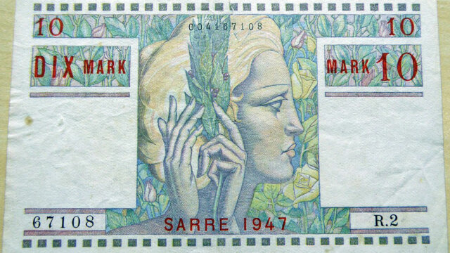 10 Mark Sarre type 1947