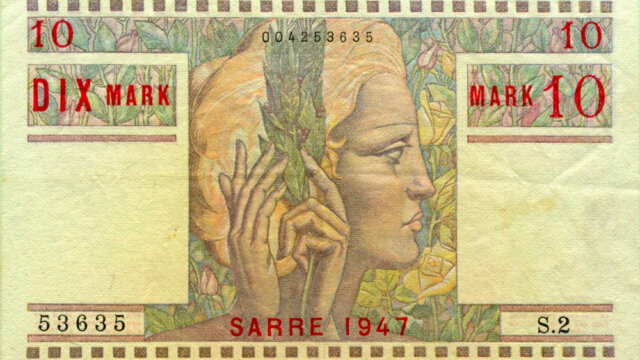 10 Mark Sarre type 1947