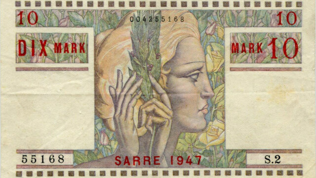 10 Mark Sarre type 1947