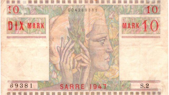 10 Mark Sarre type 1947