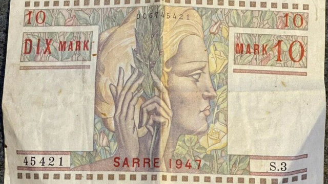 10 Mark Sarre type 1947