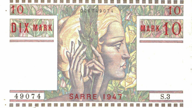 10 Mark Sarre type 1947